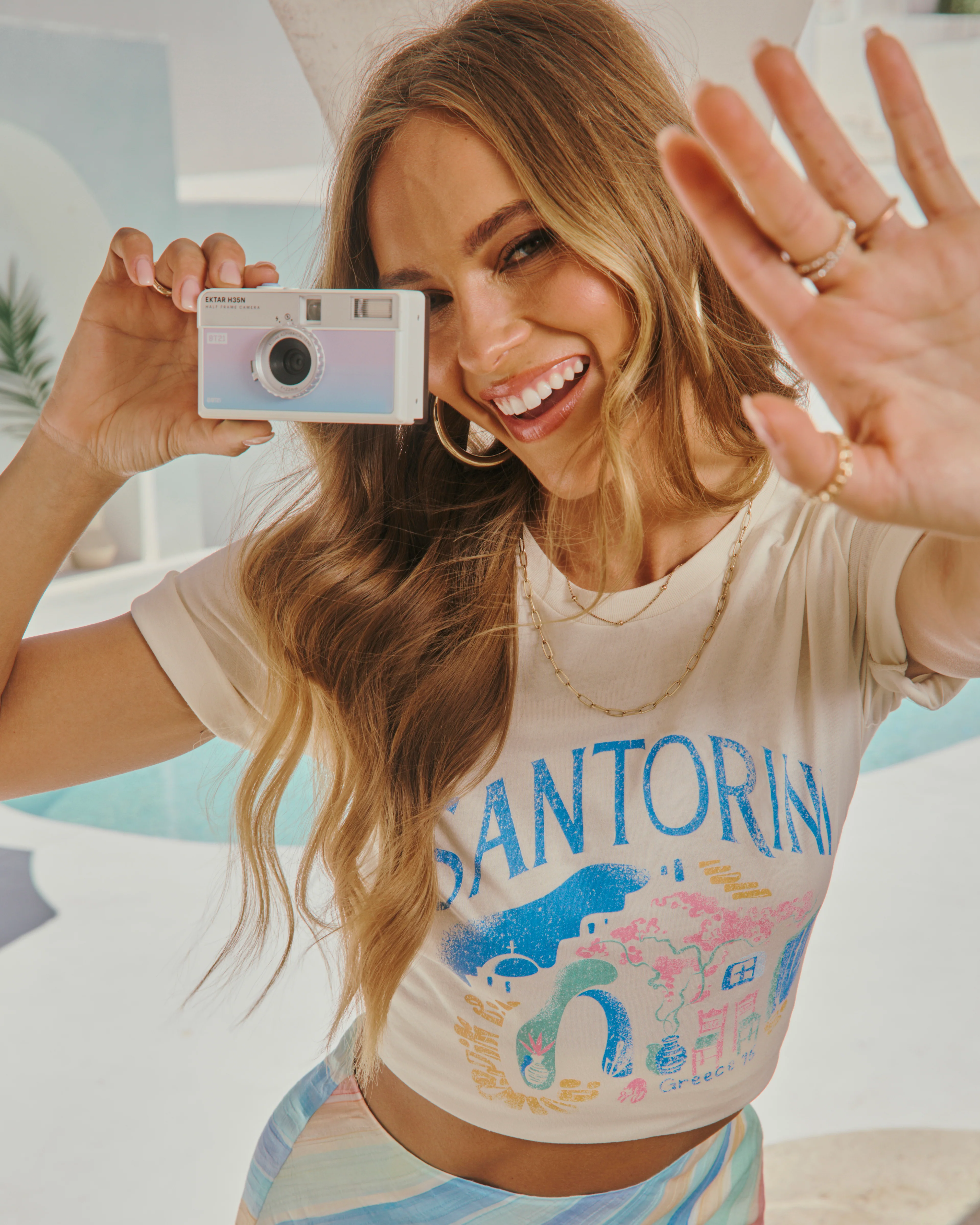 Santorini Short Sleeve Graphic Tee - Image 6