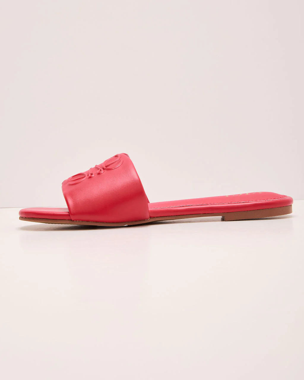 Santorini Sun Faux Leather Tonal Design Sandals - Image 15