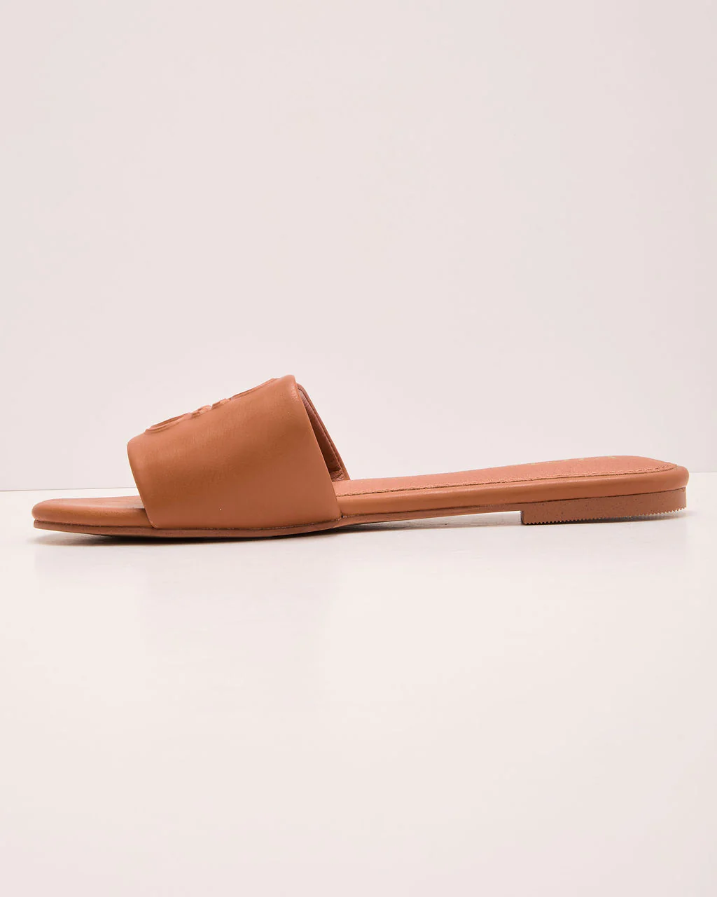 Santorini Sun Faux Leather Tonal Design Sandals - Image 3