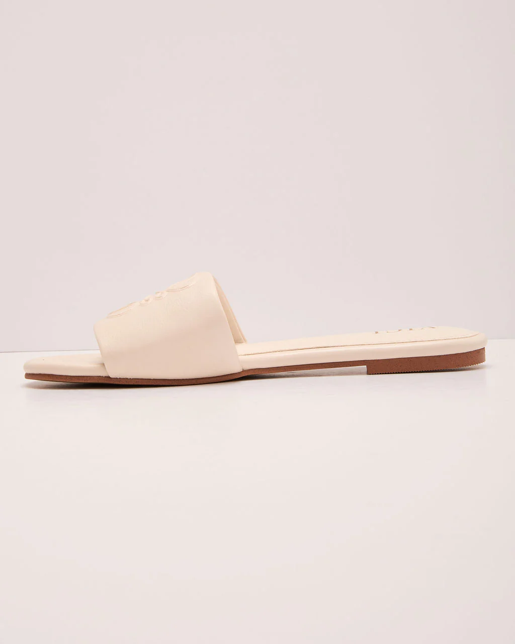 Santorini Sun Faux Leather Tonal Design Sandals - Image 9