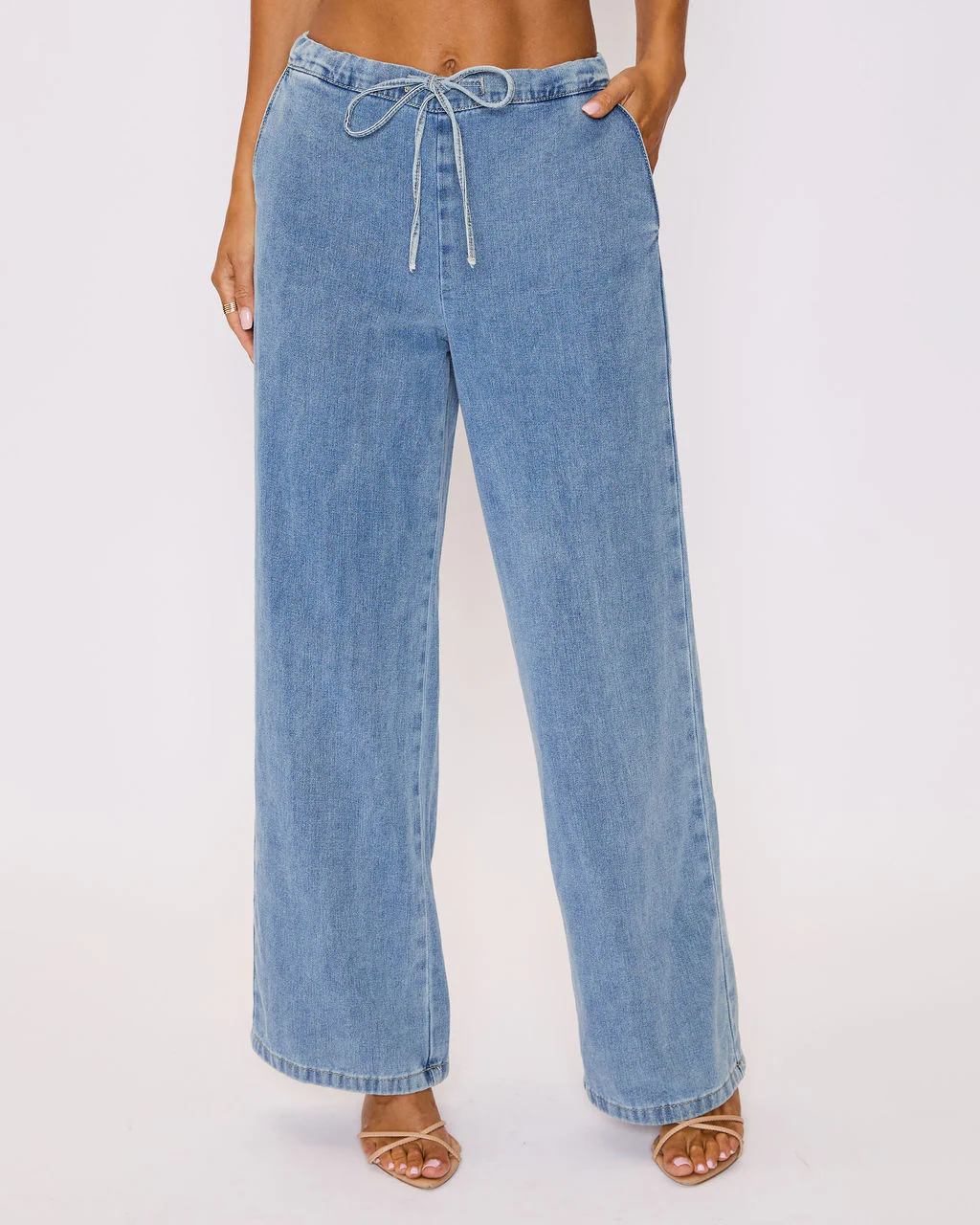 Sarah Drawstring Jeans - Image 2