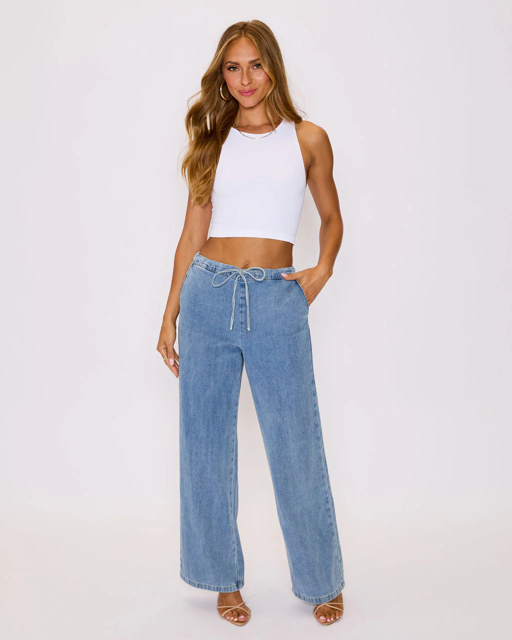 Sarah Drawstring Jeans - Image 5
