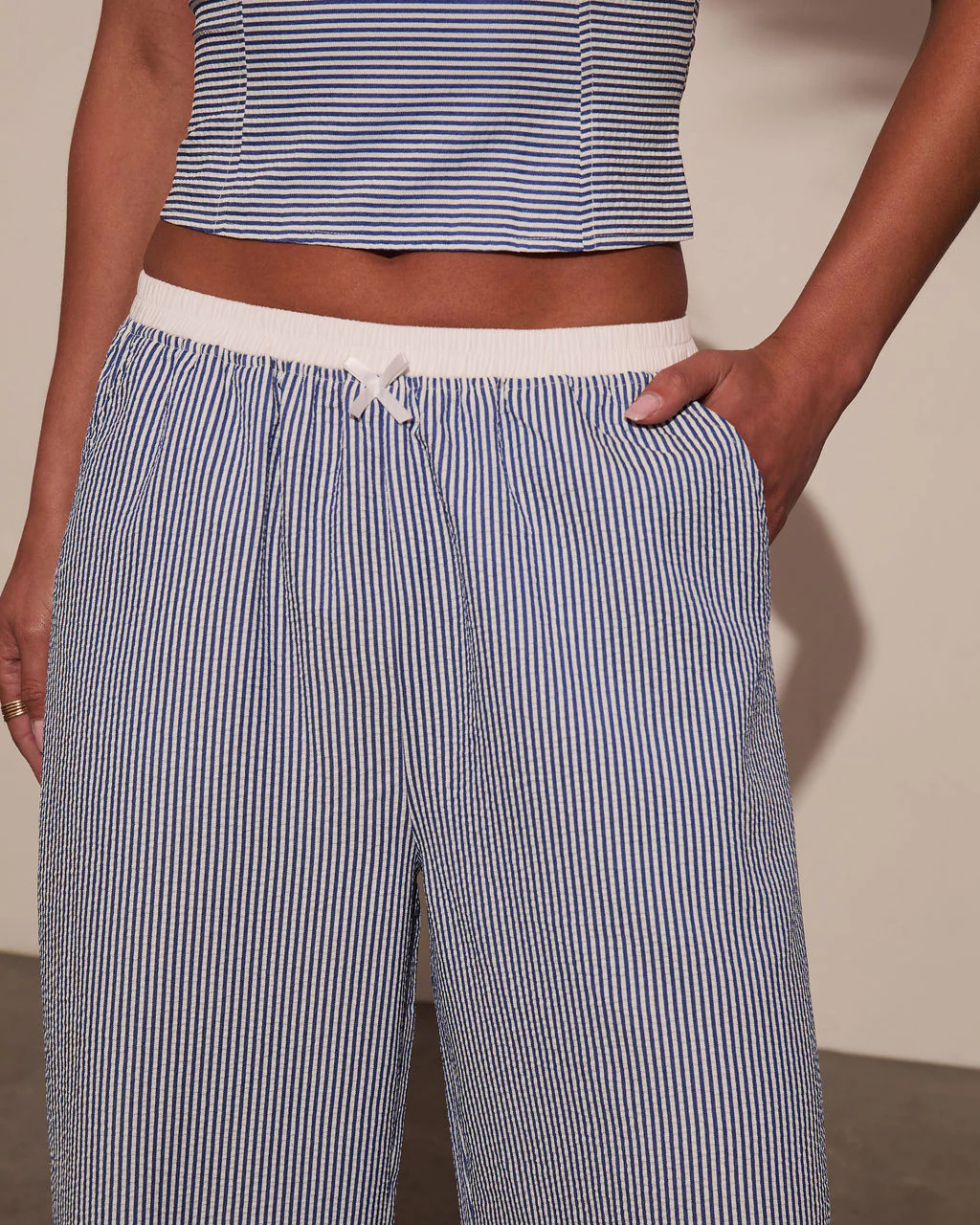 Sarahphina Striped Wide Leg Pants - Image 6