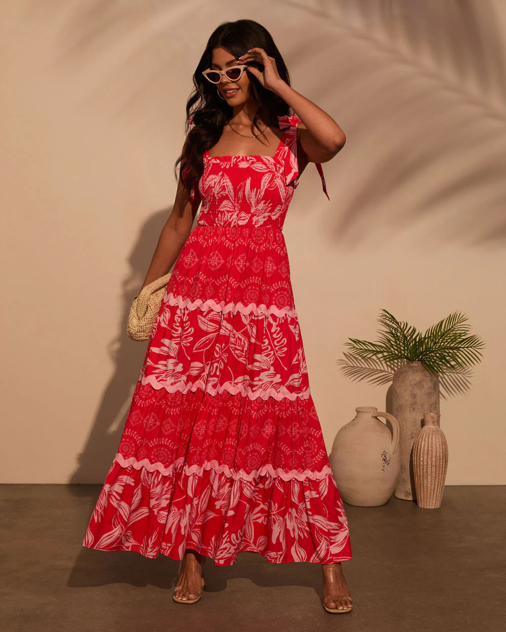 Sarai Tropical Maxi Dress - Image 3