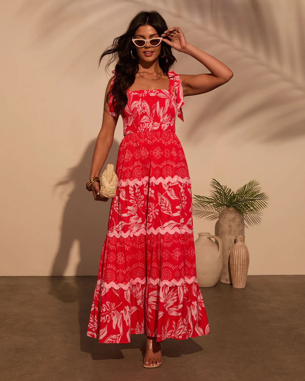 Sarai Tropical Maxi Dress - Image 5