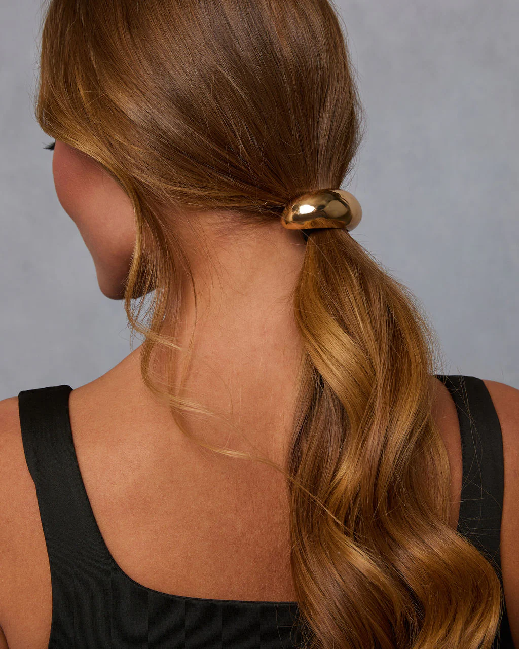 Satya Glossy Dome Pony Cuff - Image 2