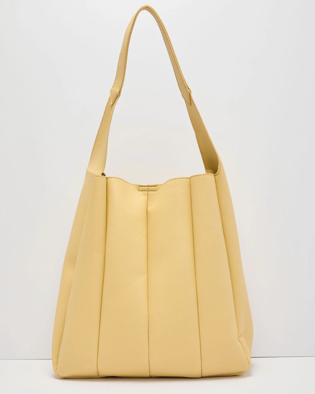 Savangie Pleated Leather Tote Bag - Image 3