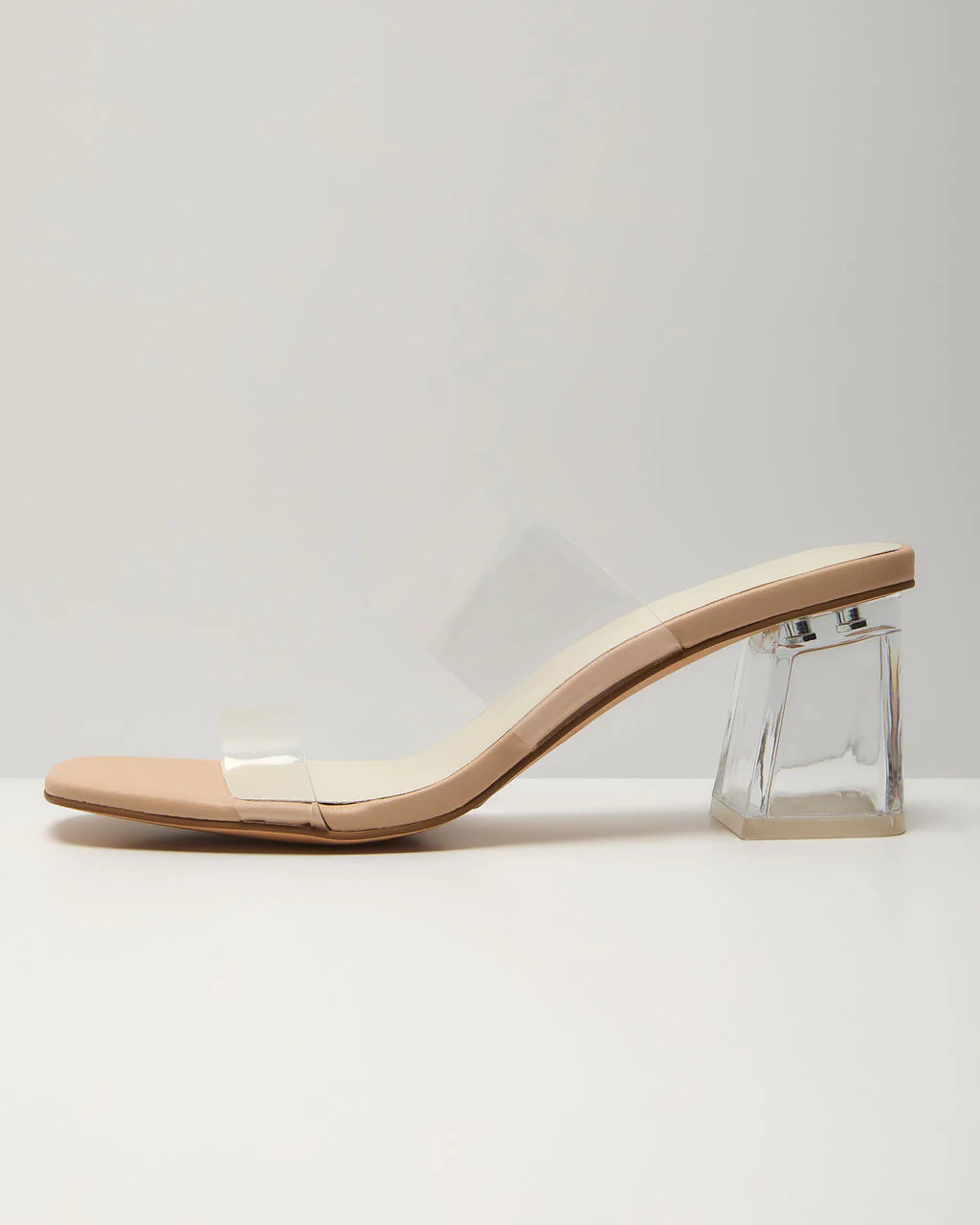 Savanna Clear Open Toe Mules - Image 3