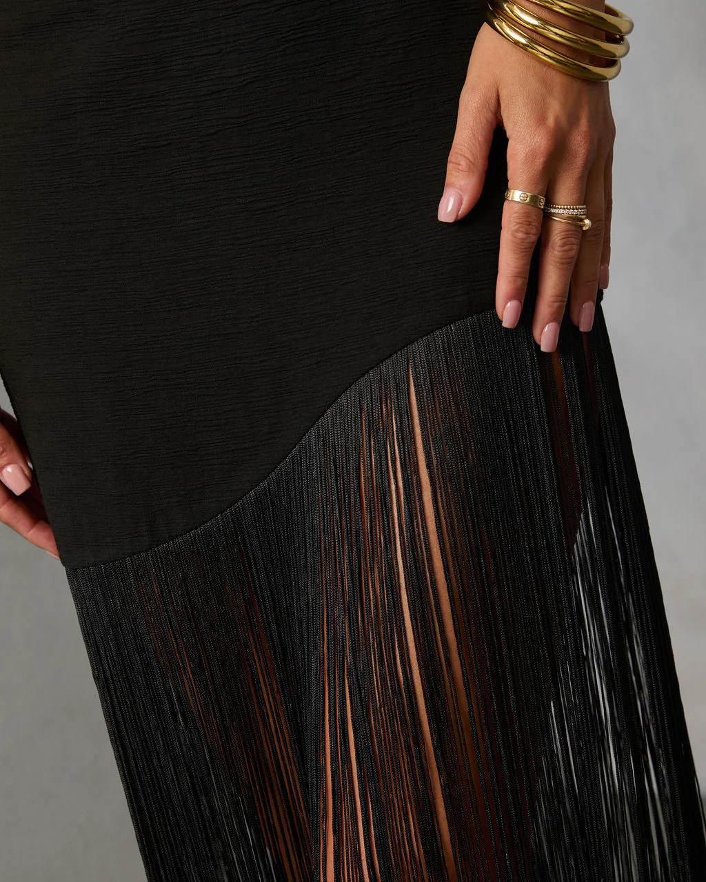 Savinah Fringe Midi Skirt - Image 6