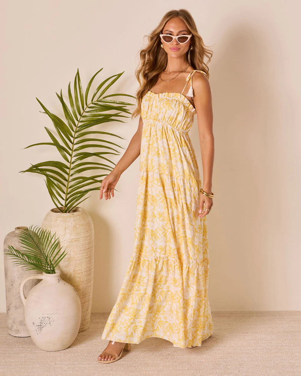 Scenic Views Tiered Floral Maxi Dress - Image 9