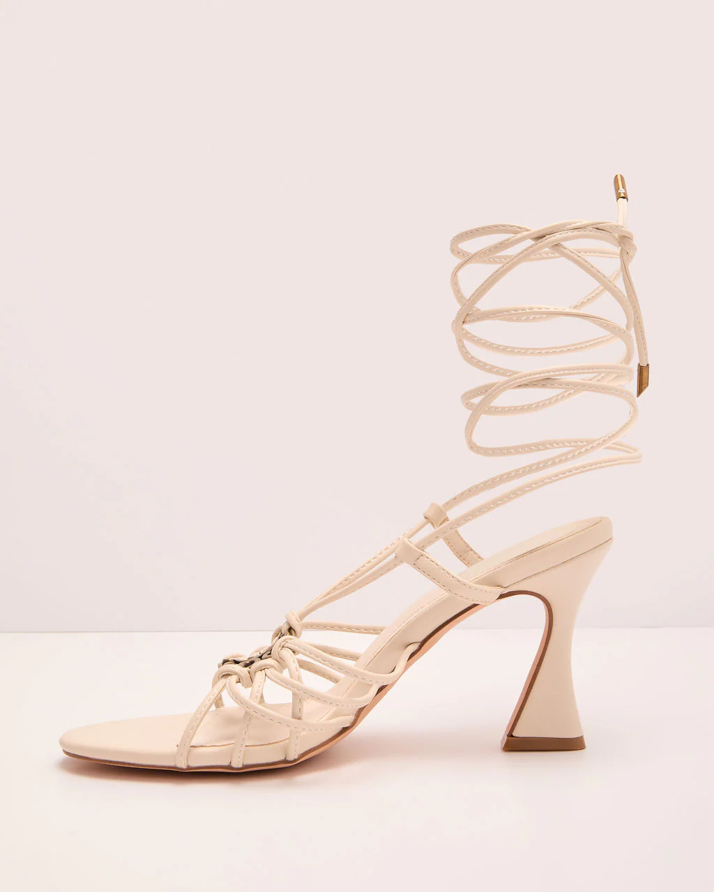 Sculpted Aura Strappy Lace Up Heels - Image 3