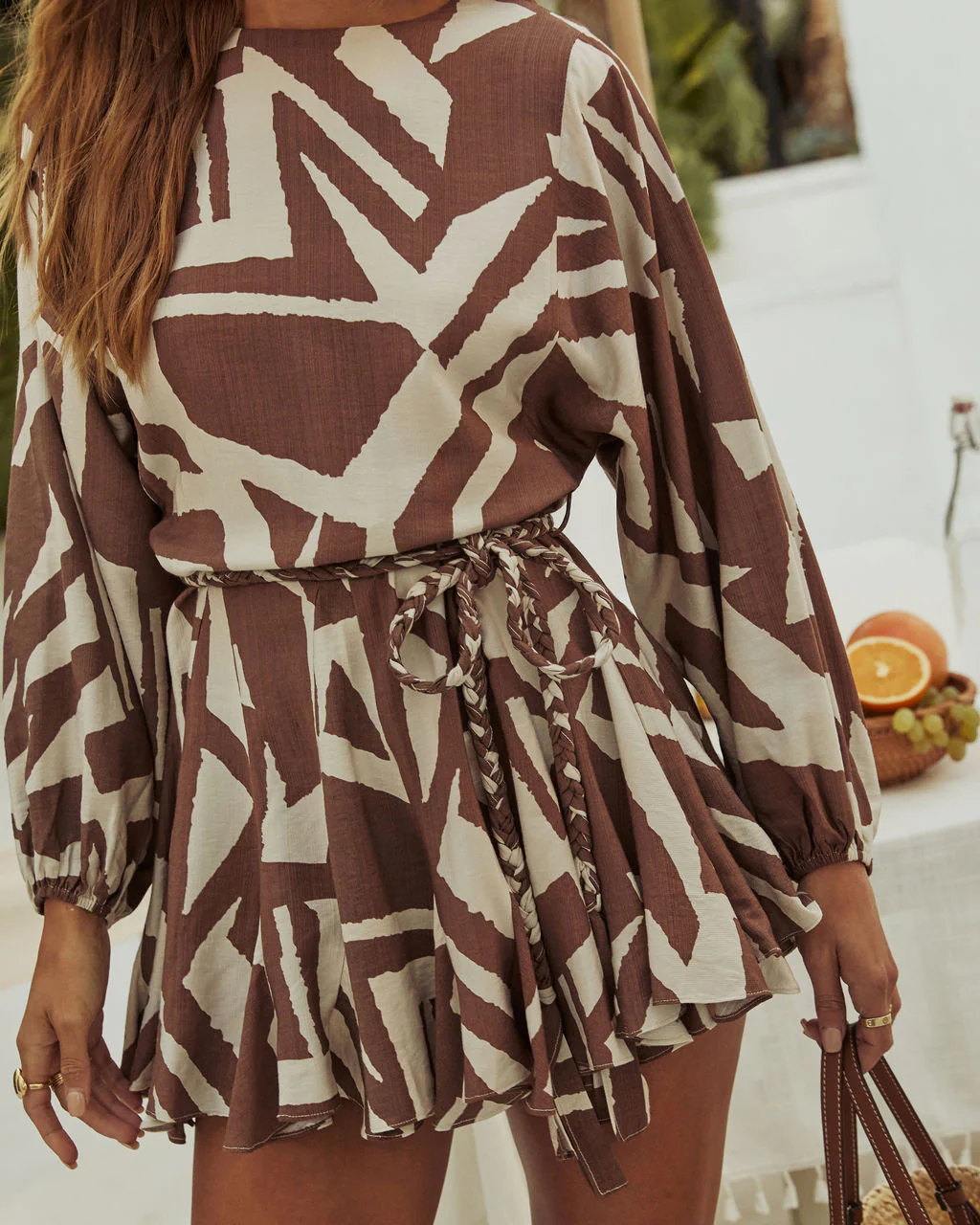 Sea Side Abstract Mini Dress - Image 5
