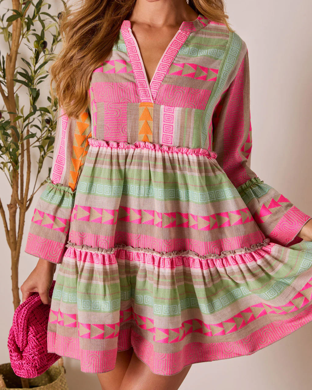 Seablush Shift Mini Dress - Image 6