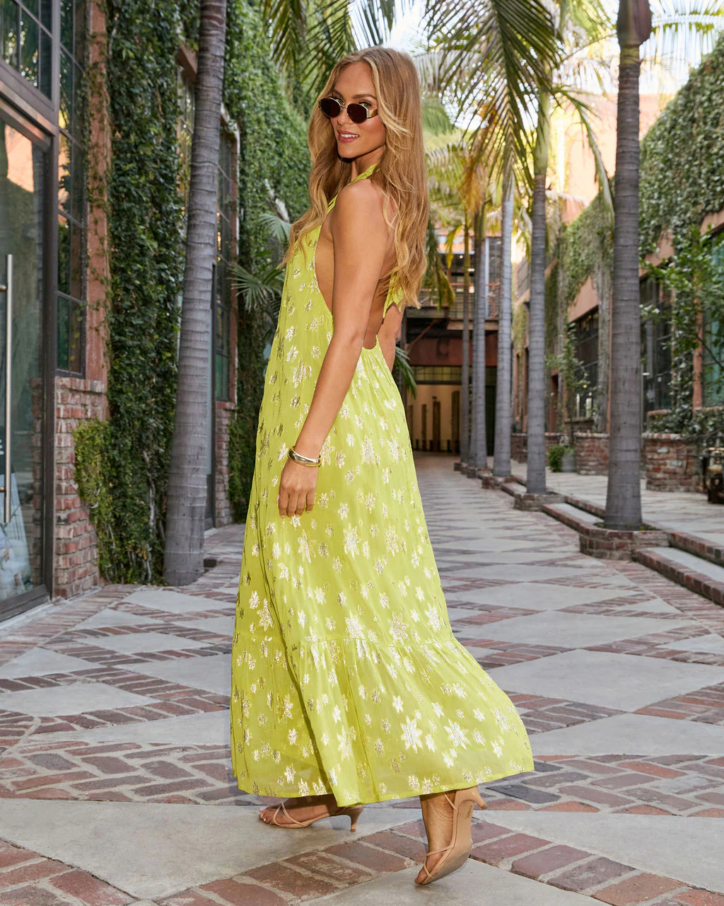 Seaglass Skies Halter Maxi Dress - Image 4