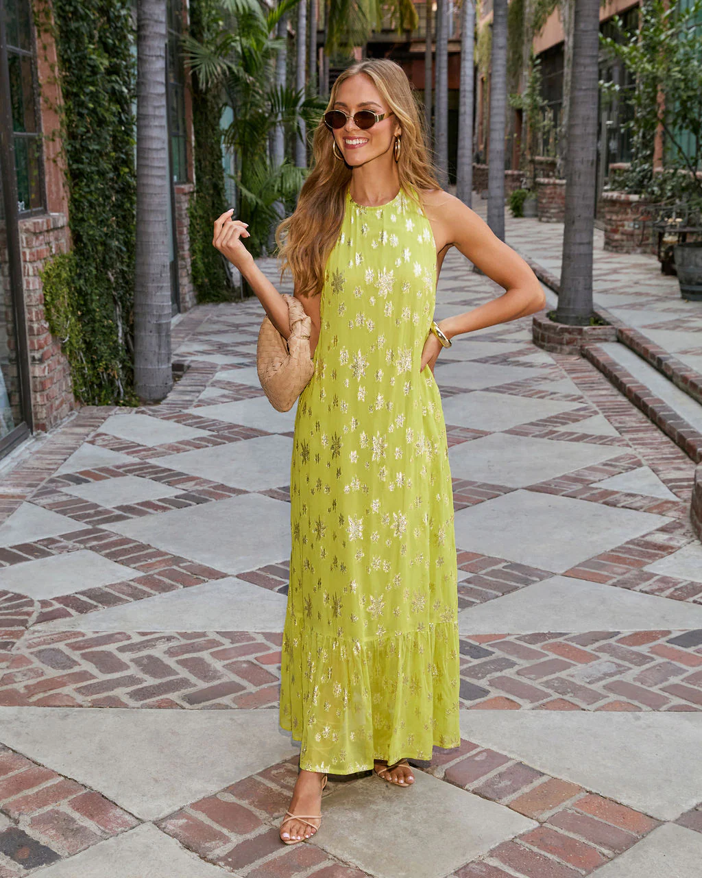 Seaglass Skies Halter Maxi Dress - Image 5