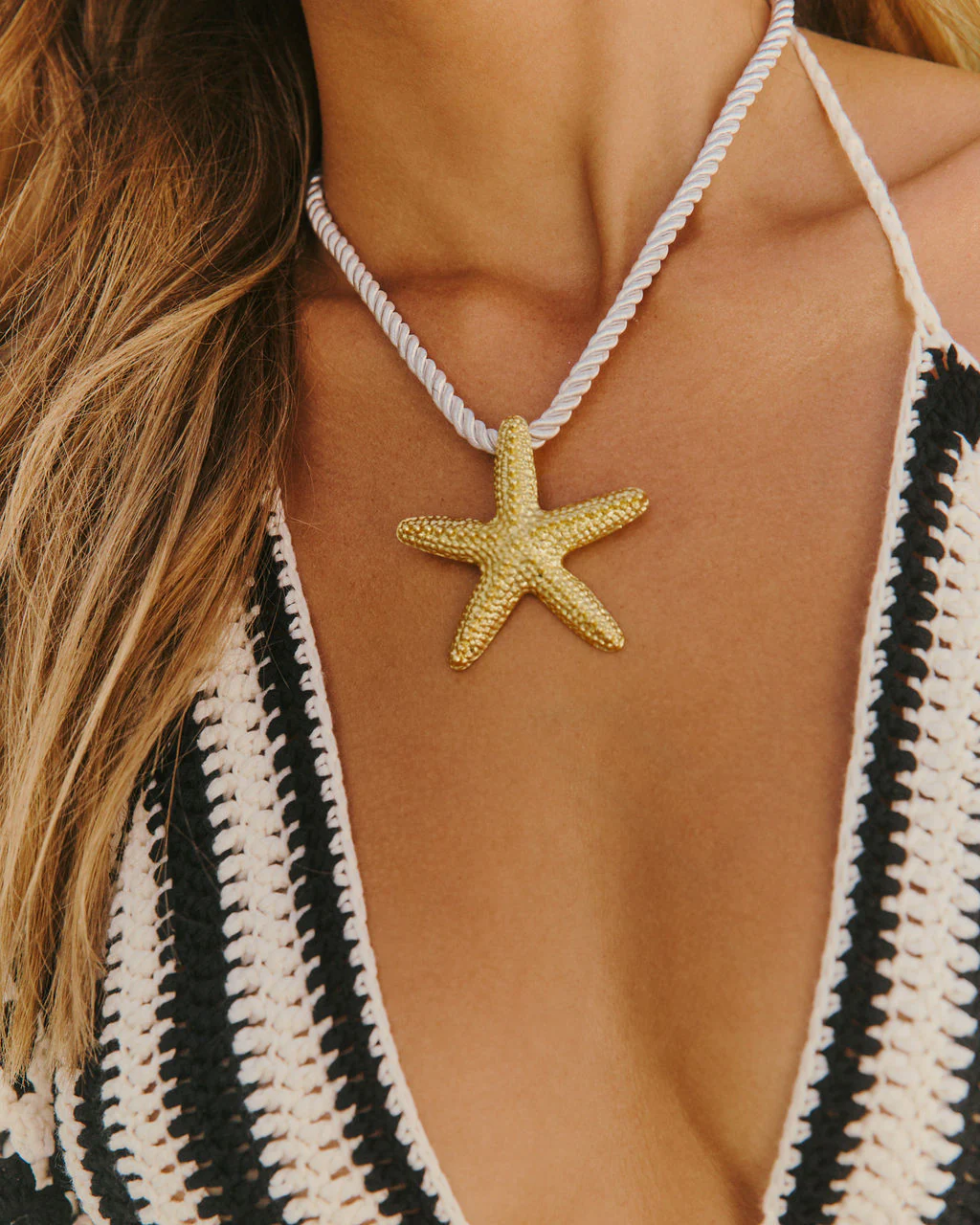 Seaside Dream Starfish Twist Rope Necklace - Image 3
