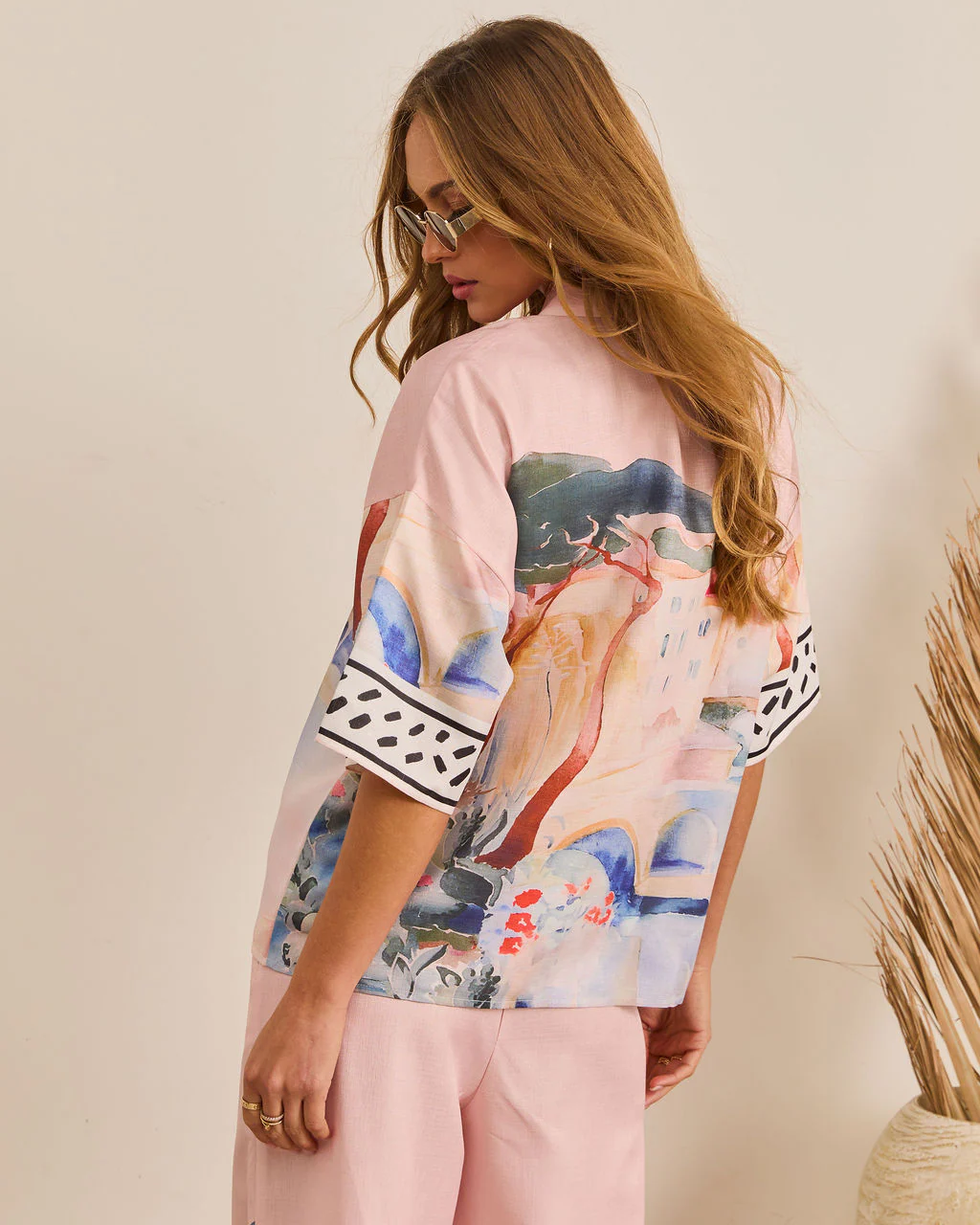 Seaside Social Button Down Novelty Top - Image 4
