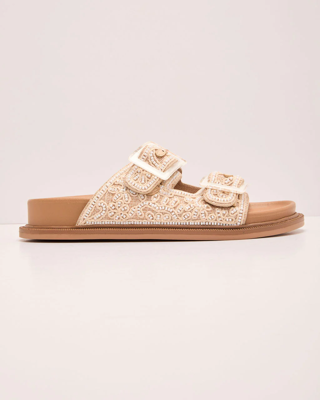 Seaside Solace Embroidered Bead Sandals - Image 6