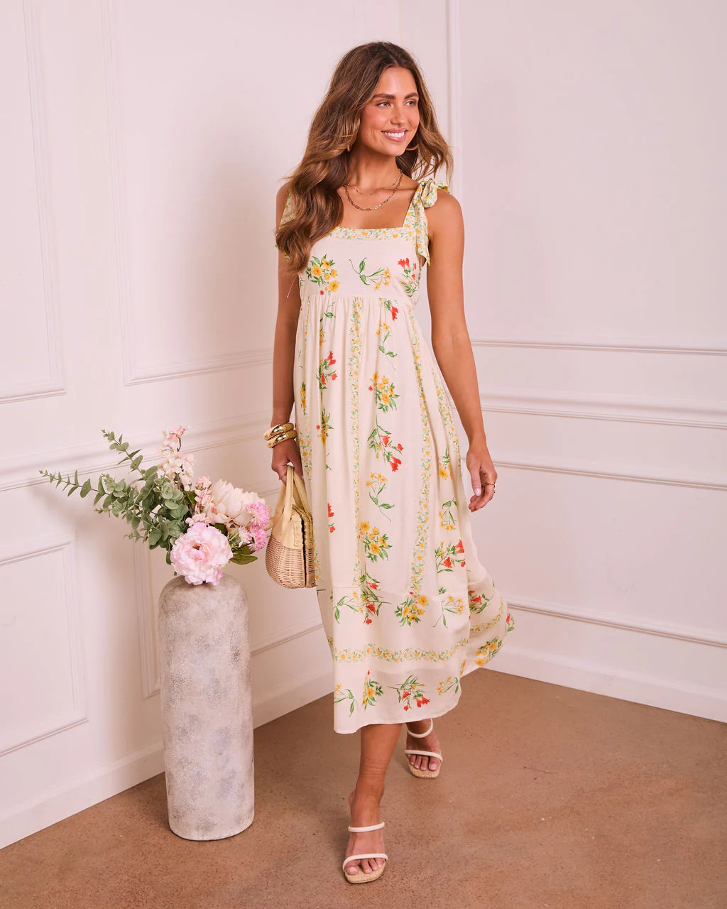 Secret Petal Floral Maxi Dress - Image 5