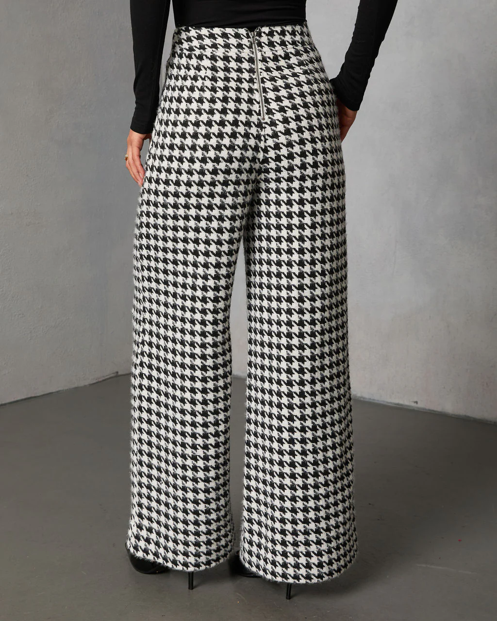 Seeley Houndstooth Straight Leg Pant - Image 4