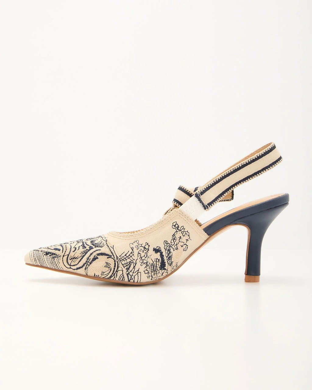 Selana Slingback Heels - Image 5