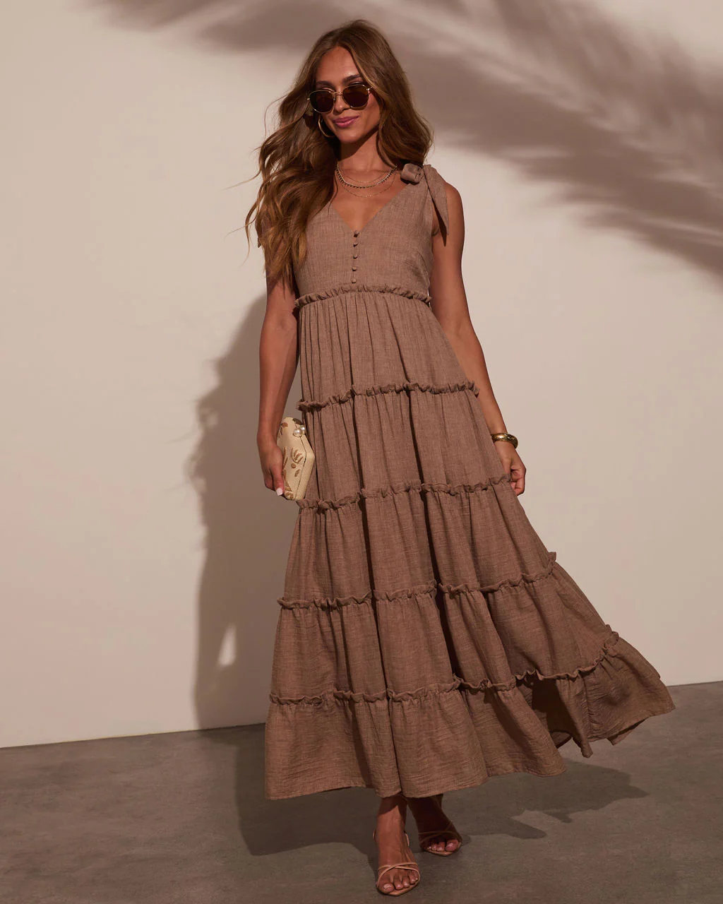 Selene Tiered Maxi Dress - Image 11