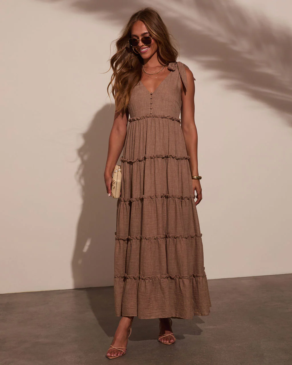 Selene Tiered Maxi Dress - Image 12