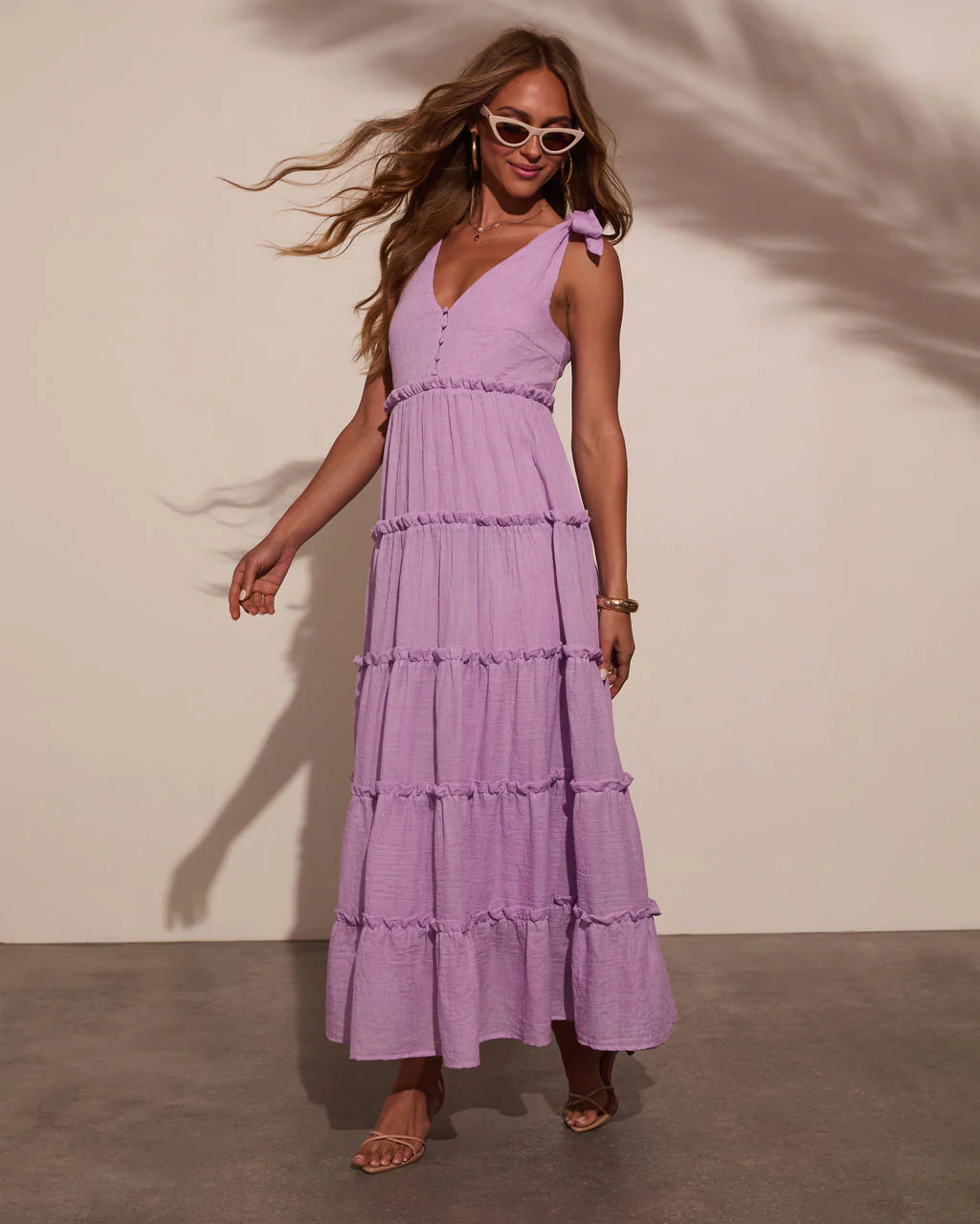 Selene Tiered Maxi Dress - Image 3