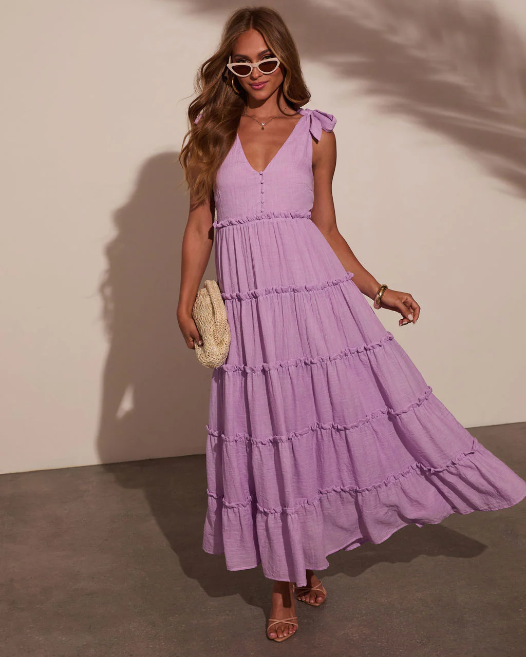 Selene Tiered Maxi Dress - Image 5