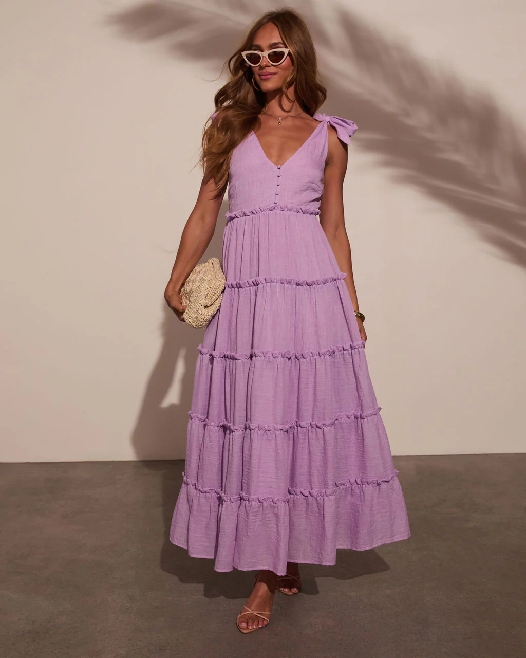 Selene Tiered Maxi Dress - Image 6