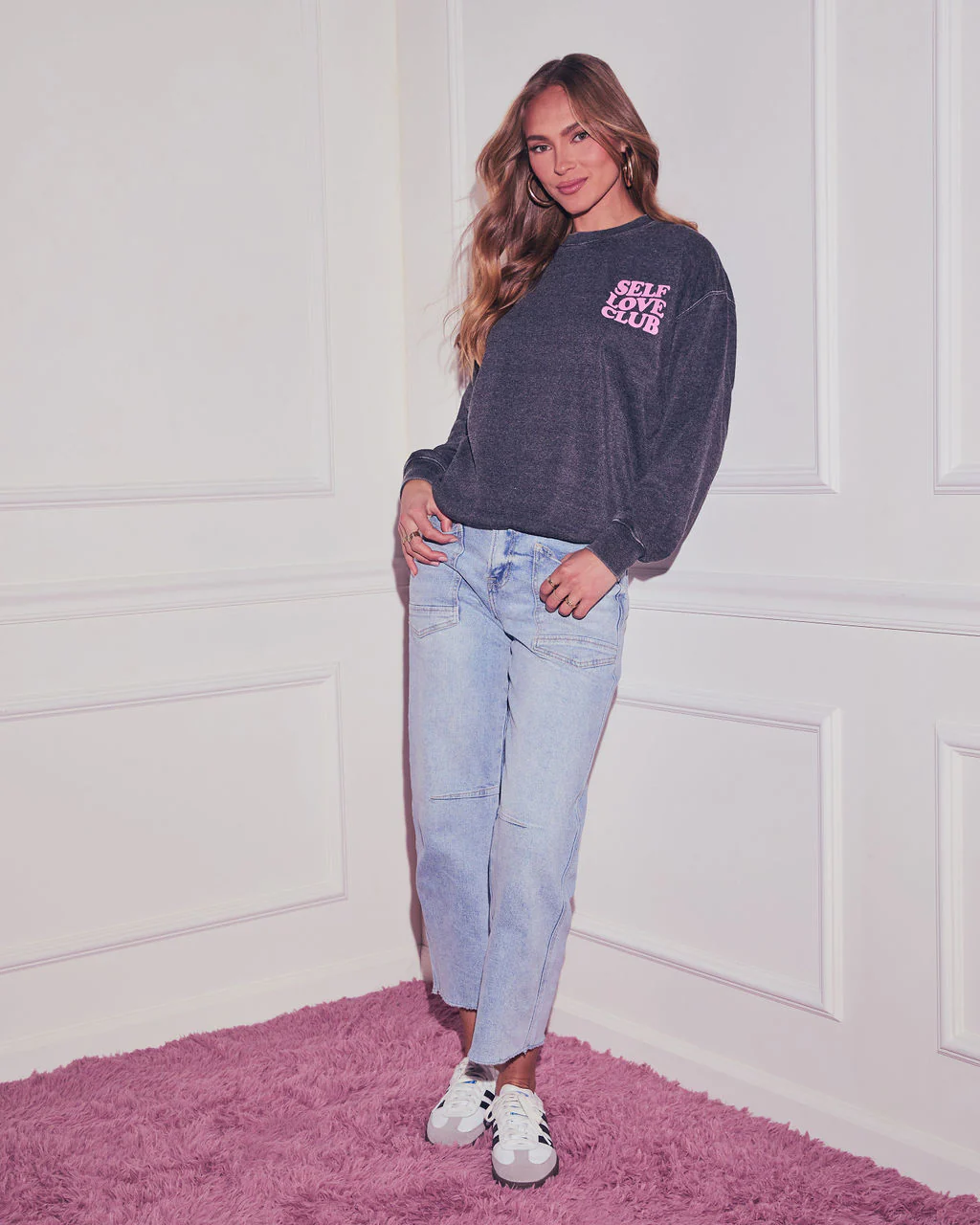 Self Love Club Graphic Sweatshirt - Image 2