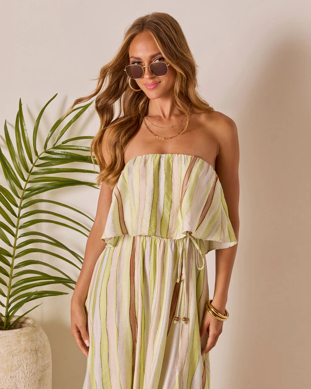 Meila Waist Tie Maxi Dress - Image 2