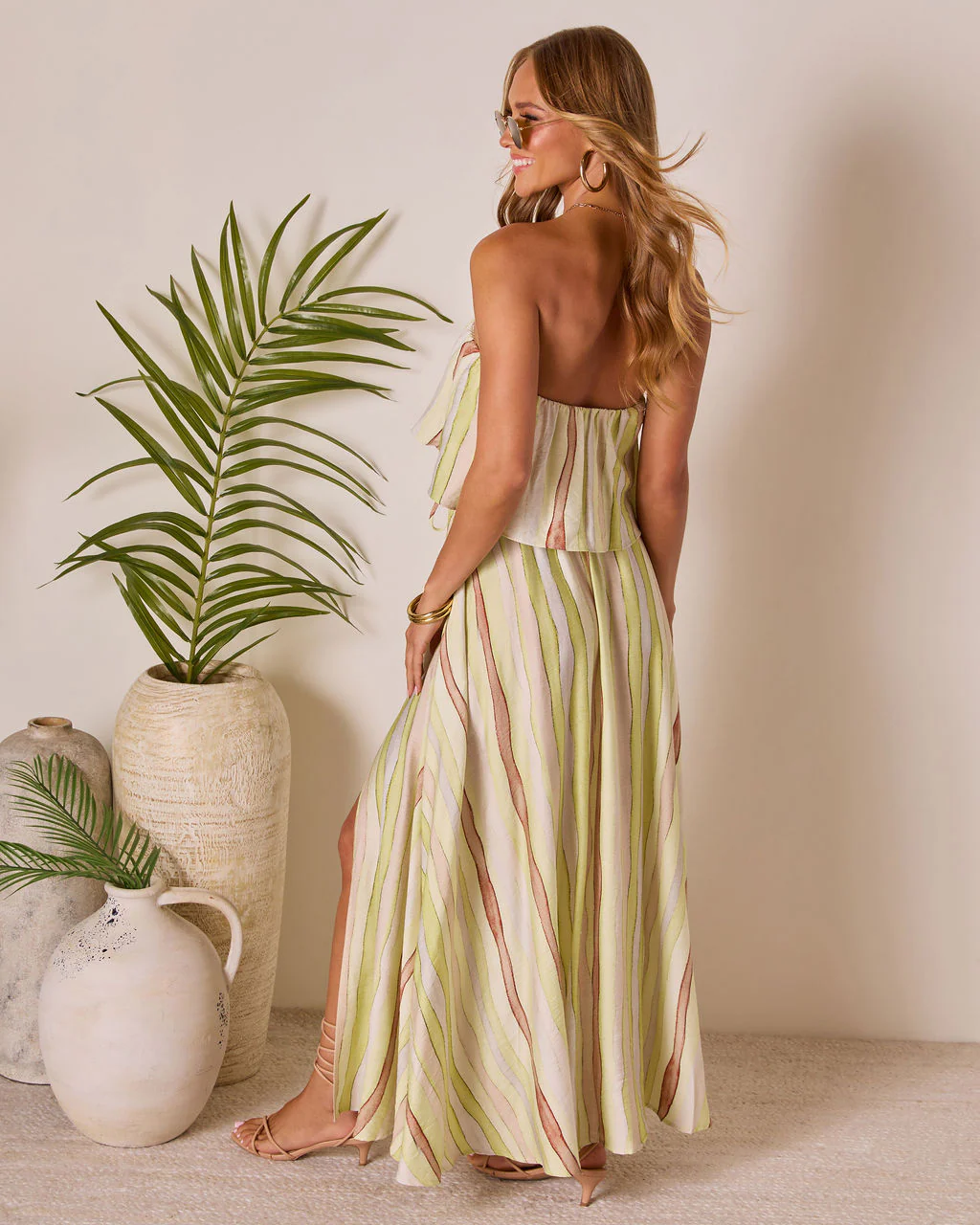 Meila Waist Tie Maxi Dress - Image 4
