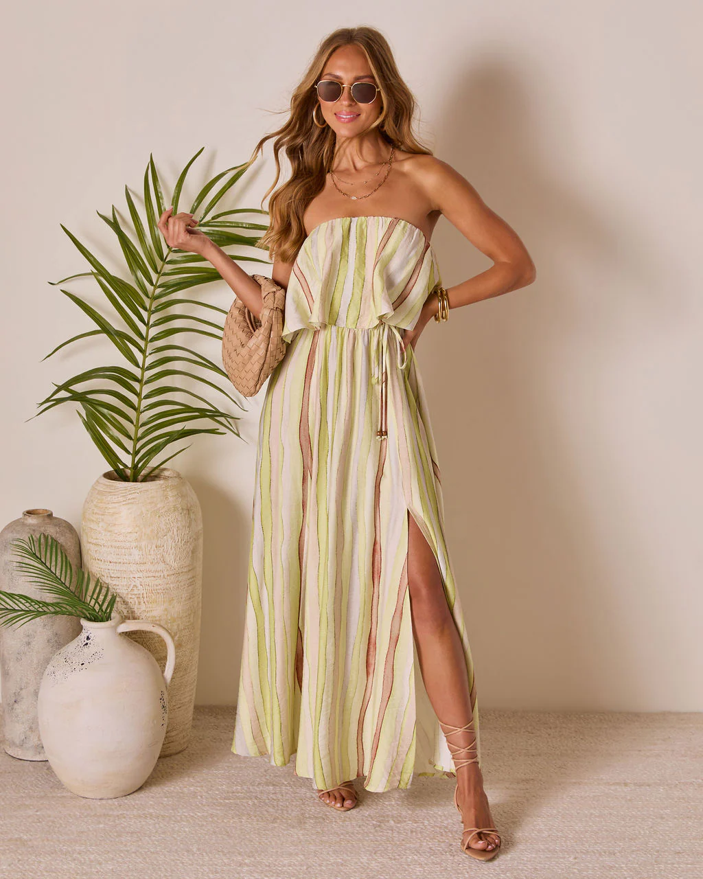 Meila Waist Tie Maxi Dress - Image 5