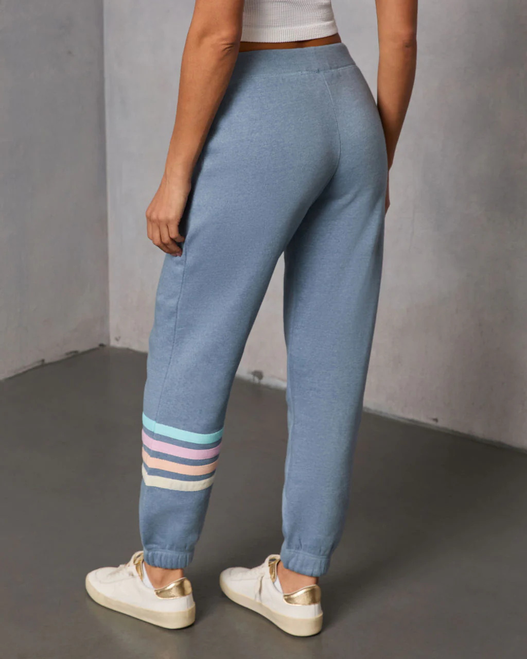 Seloria Striped Hem Sweatpants - Image 4