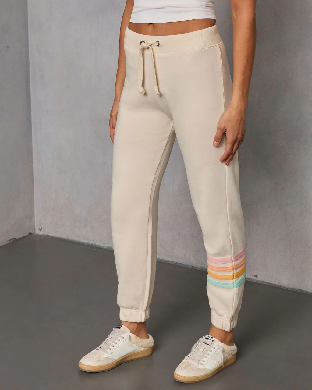 Seloria Striped Hem Sweatpants - Image 9
