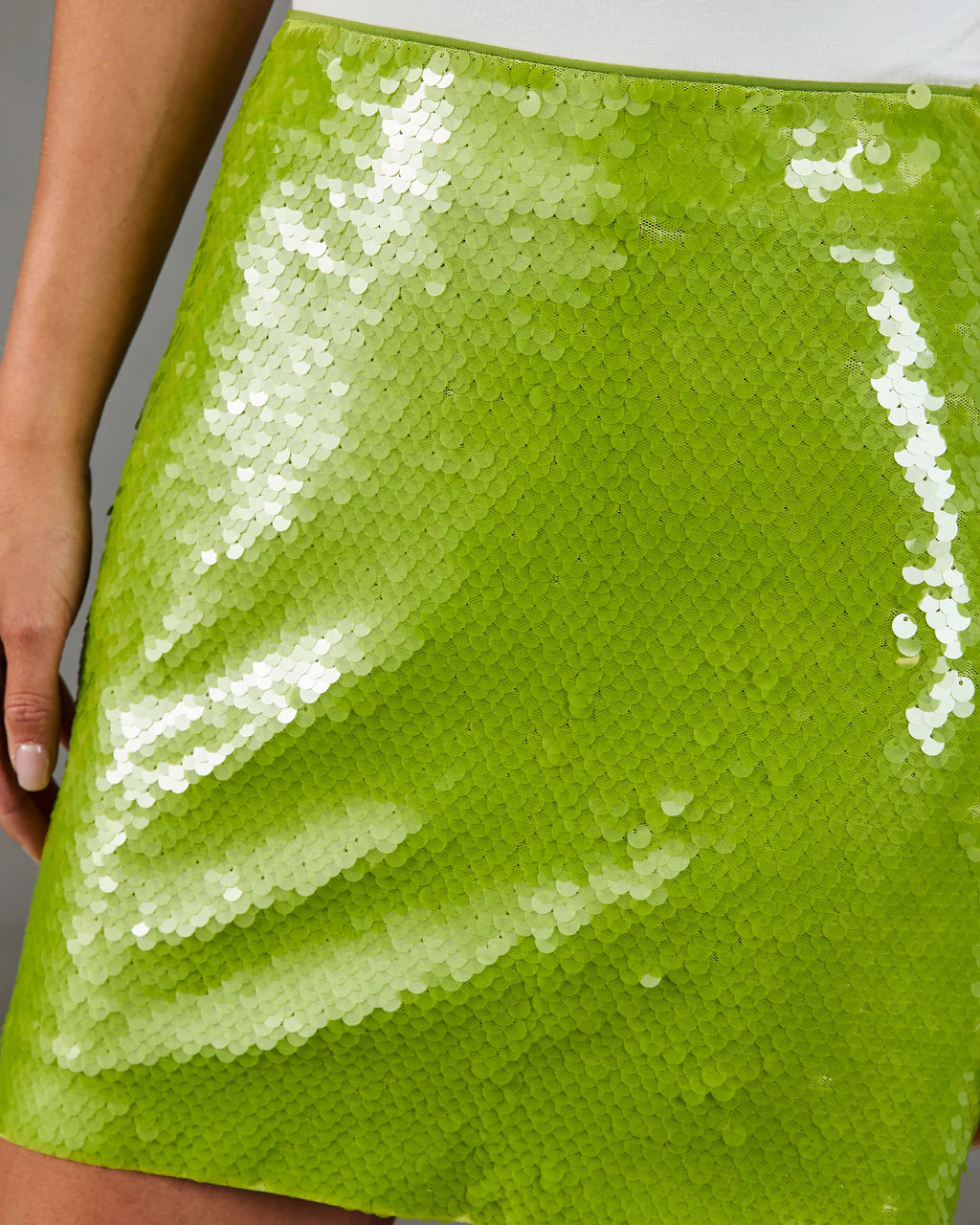 Night Riot Sequin Mini Skirt - Image 6