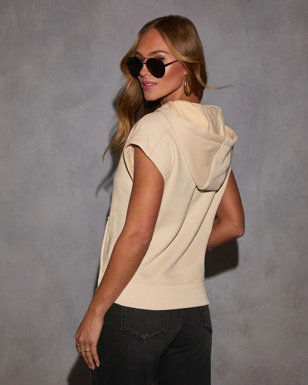 Serena Half Zip Hooded Sweatshirt - Image 4