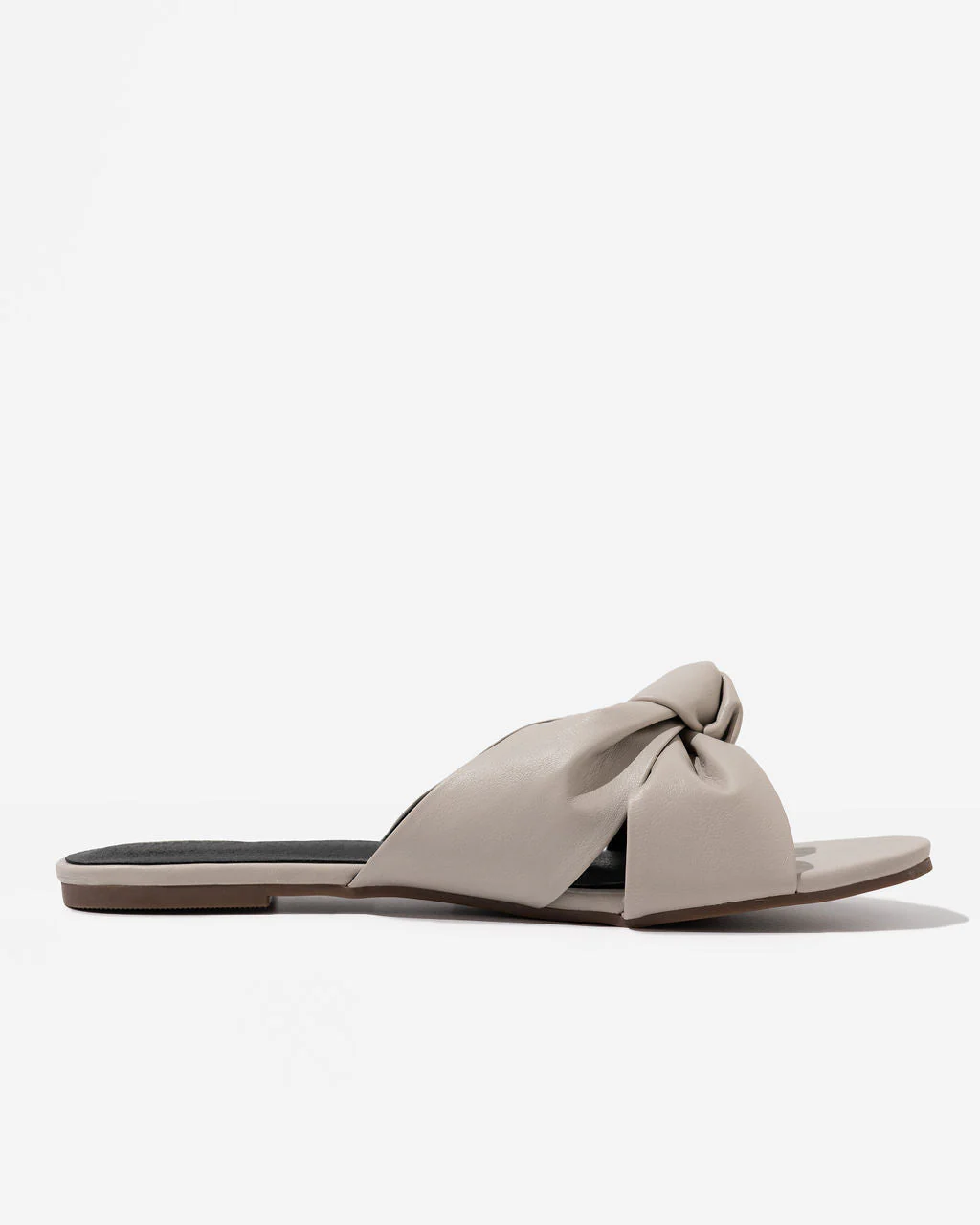 Serena Knotted Faux Leather Sandal - Image 4