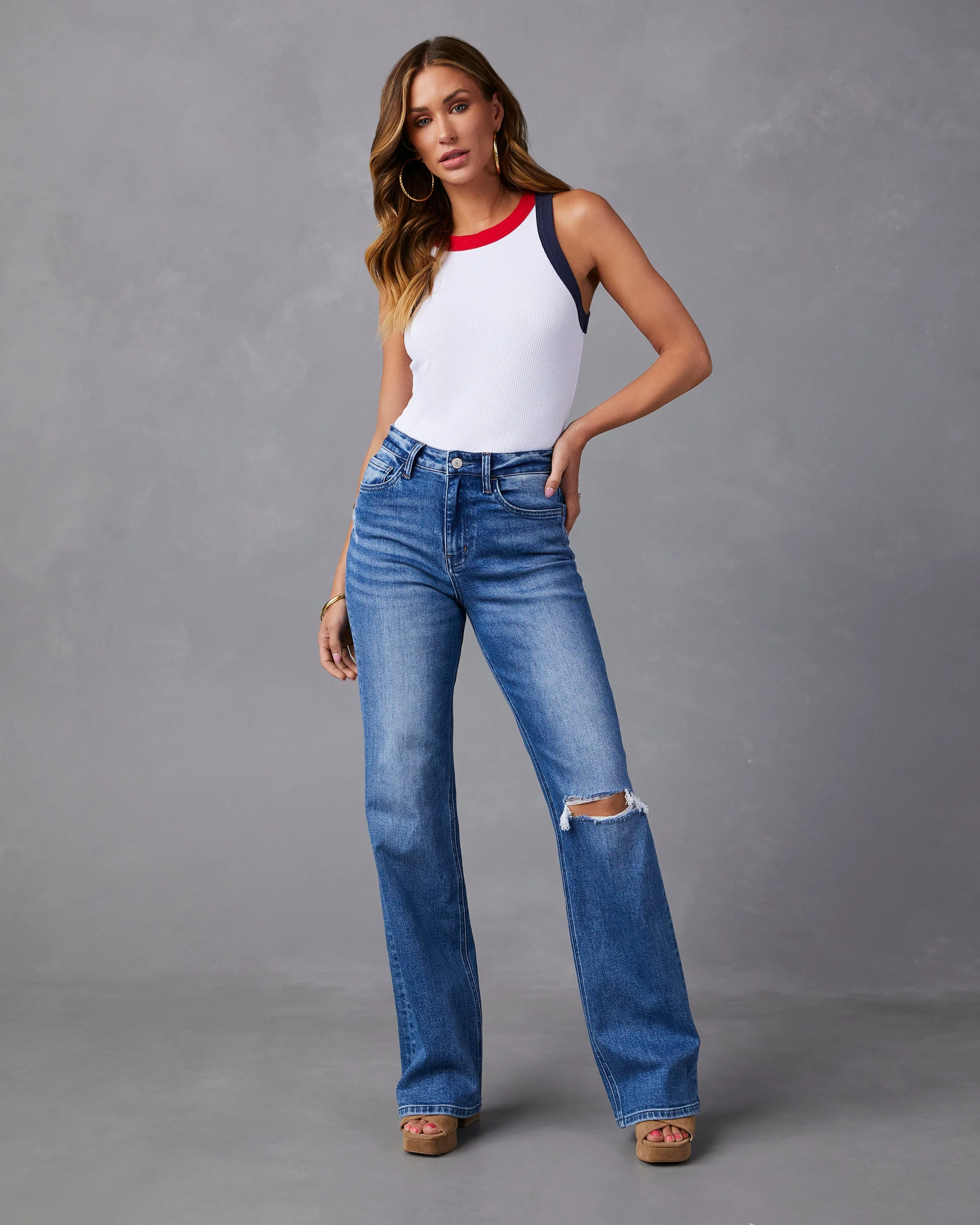 Serenade Ribbed Knit Tank - Image 44