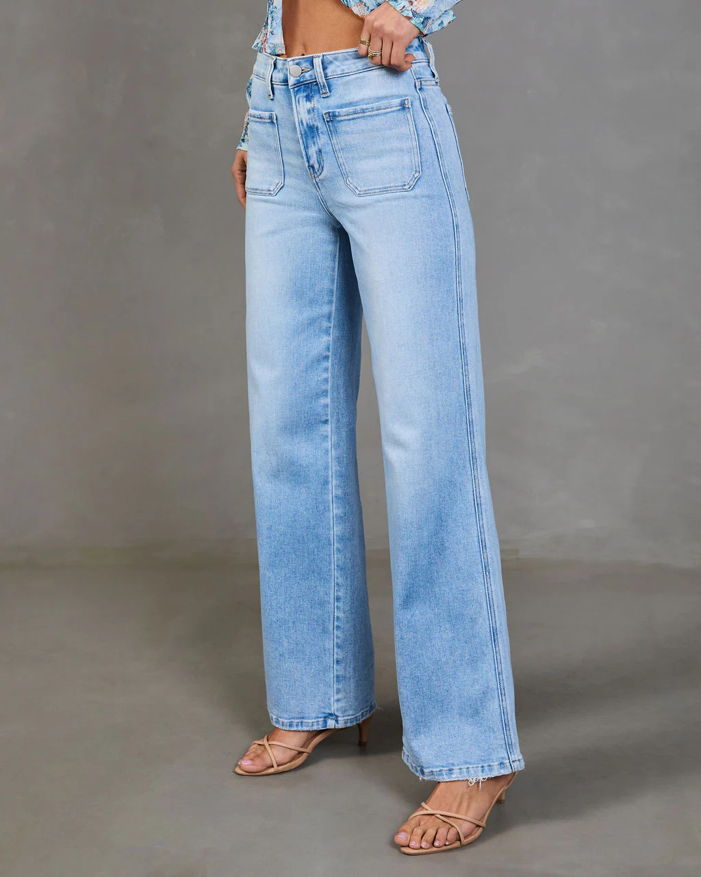 Serenna Super Stretch Wide Leg Jeans - Image 3
