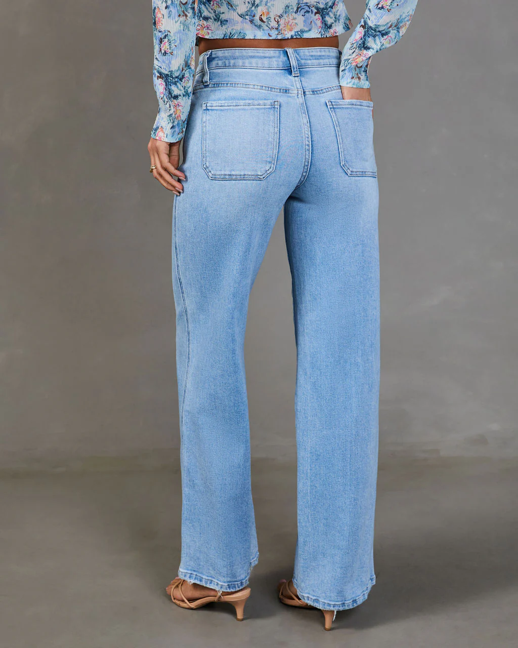 Serenna Super Stretch Wide Leg Jeans - Image 4