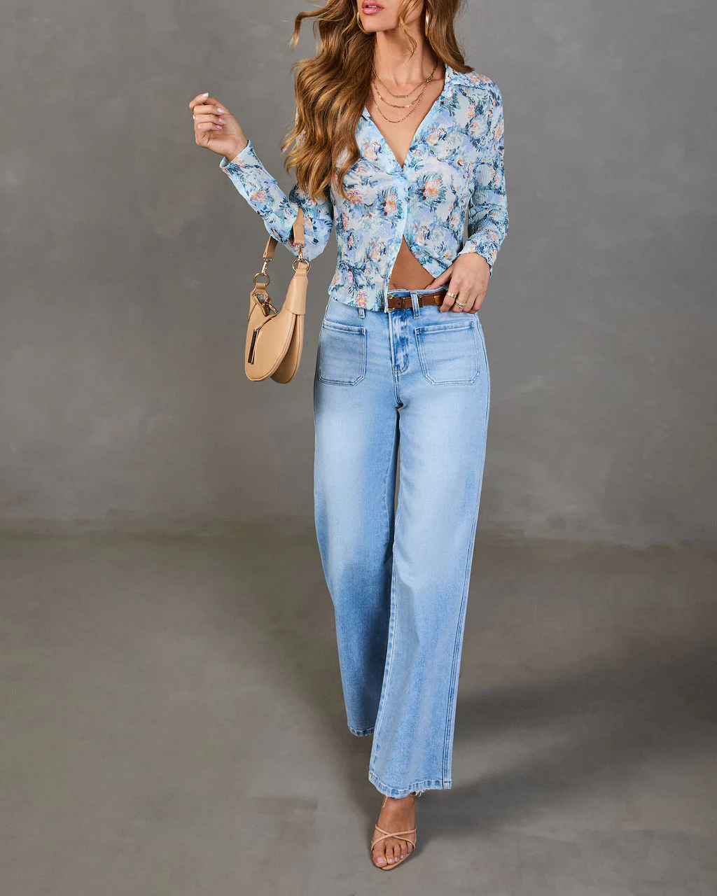Serenna Super Stretch Wide Leg Jeans - Image 5