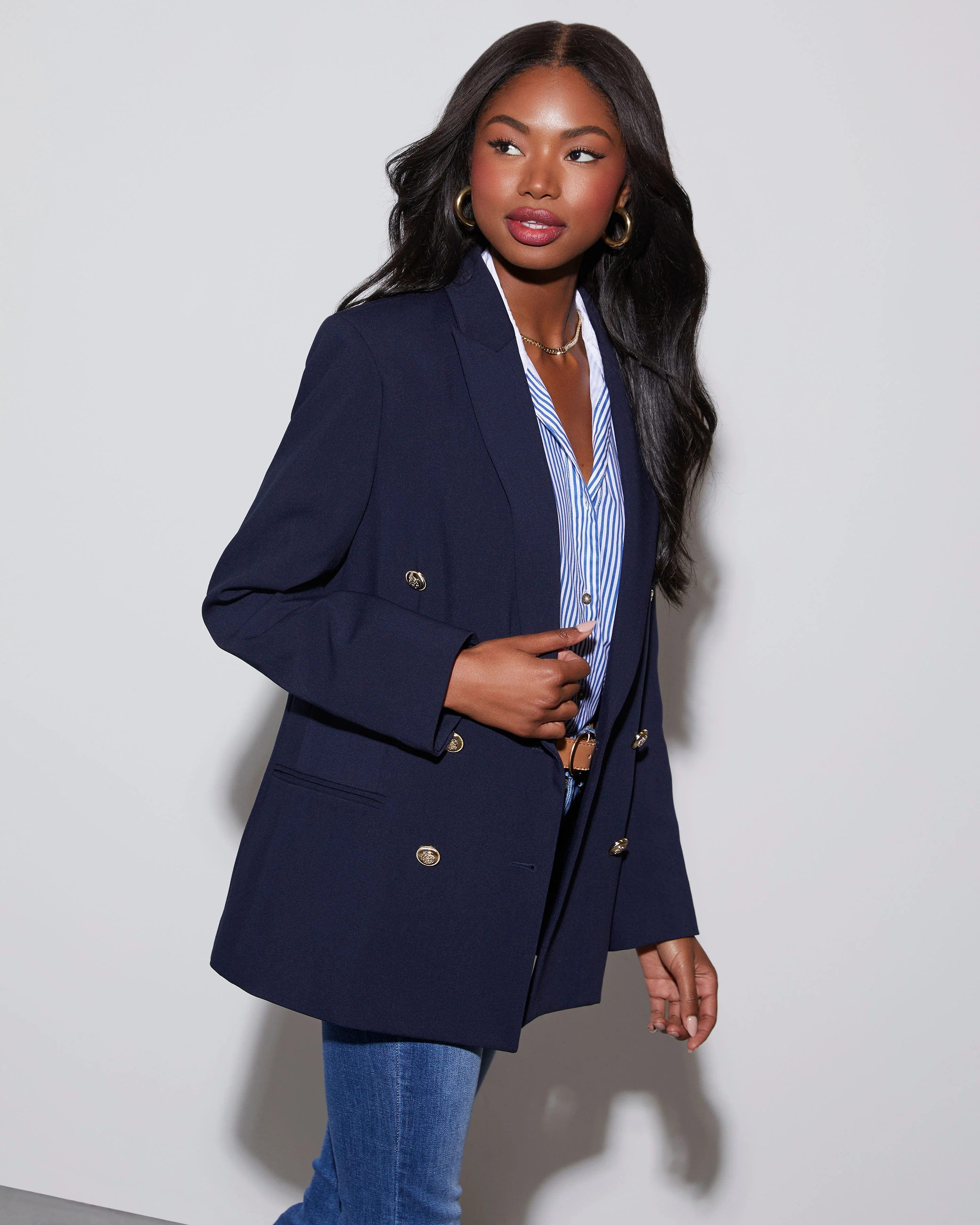 Serious Business Pocketed Blazer - Image 9