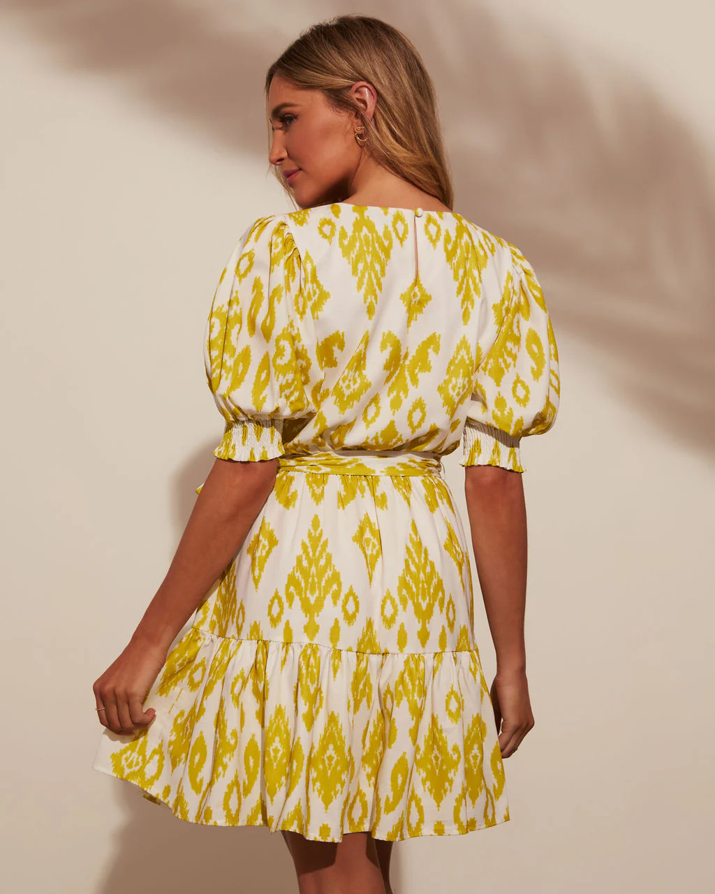 Shailene Puff Sleeve Tiered Mini Dress - Image 16