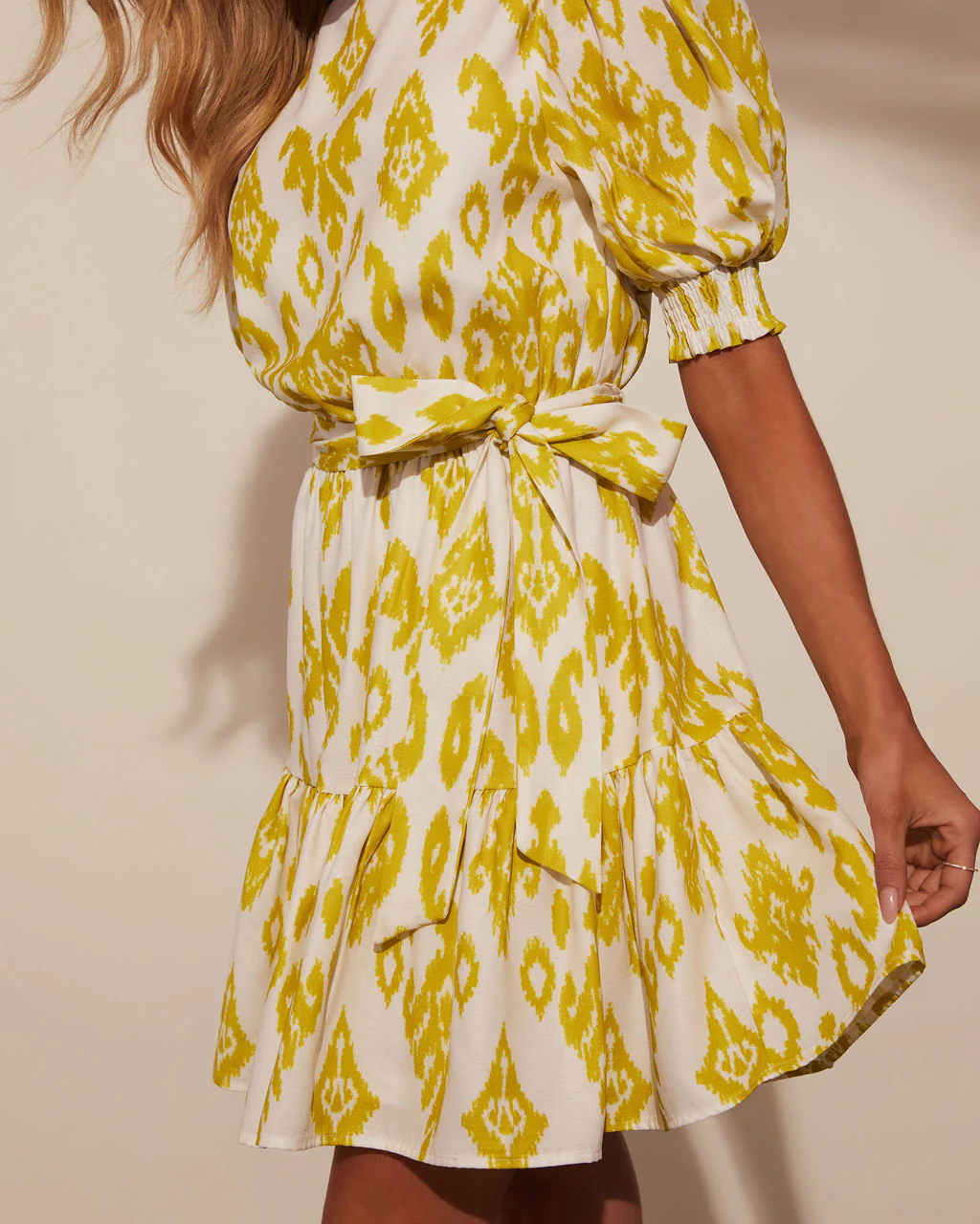 Shailene Puff Sleeve Tiered Mini Dress - Image 18