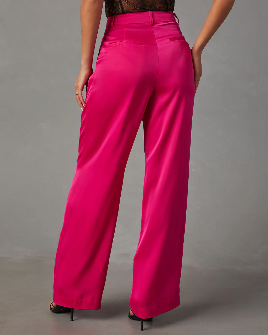 Shannell Satin Trouser Pants - Image 10