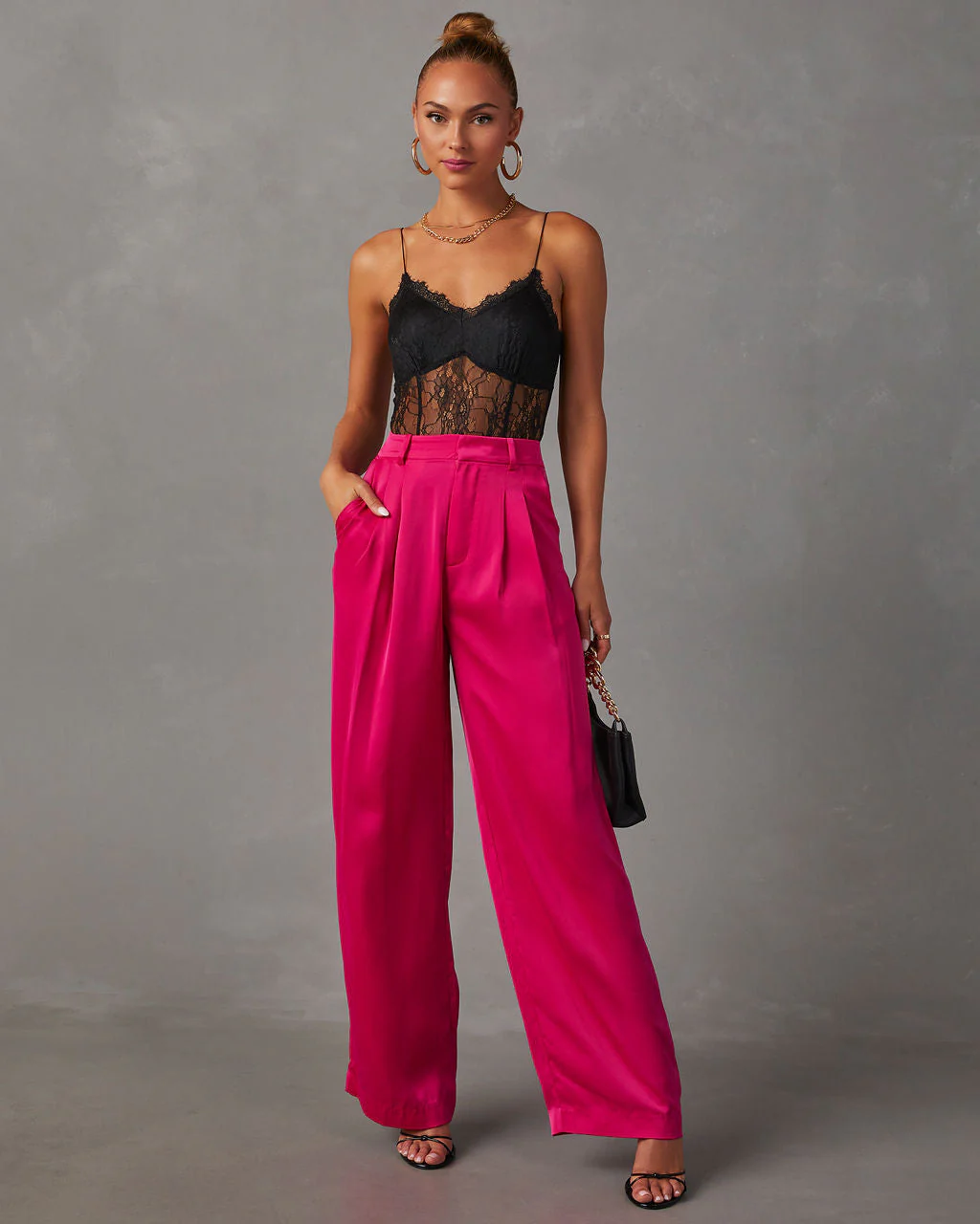 Shannell Satin Trouser Pants - Image 11