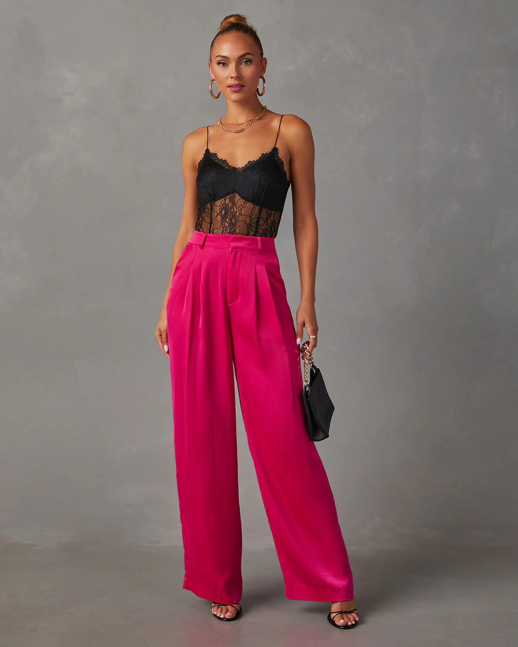 Shannell Satin Trouser Pants - Image 12