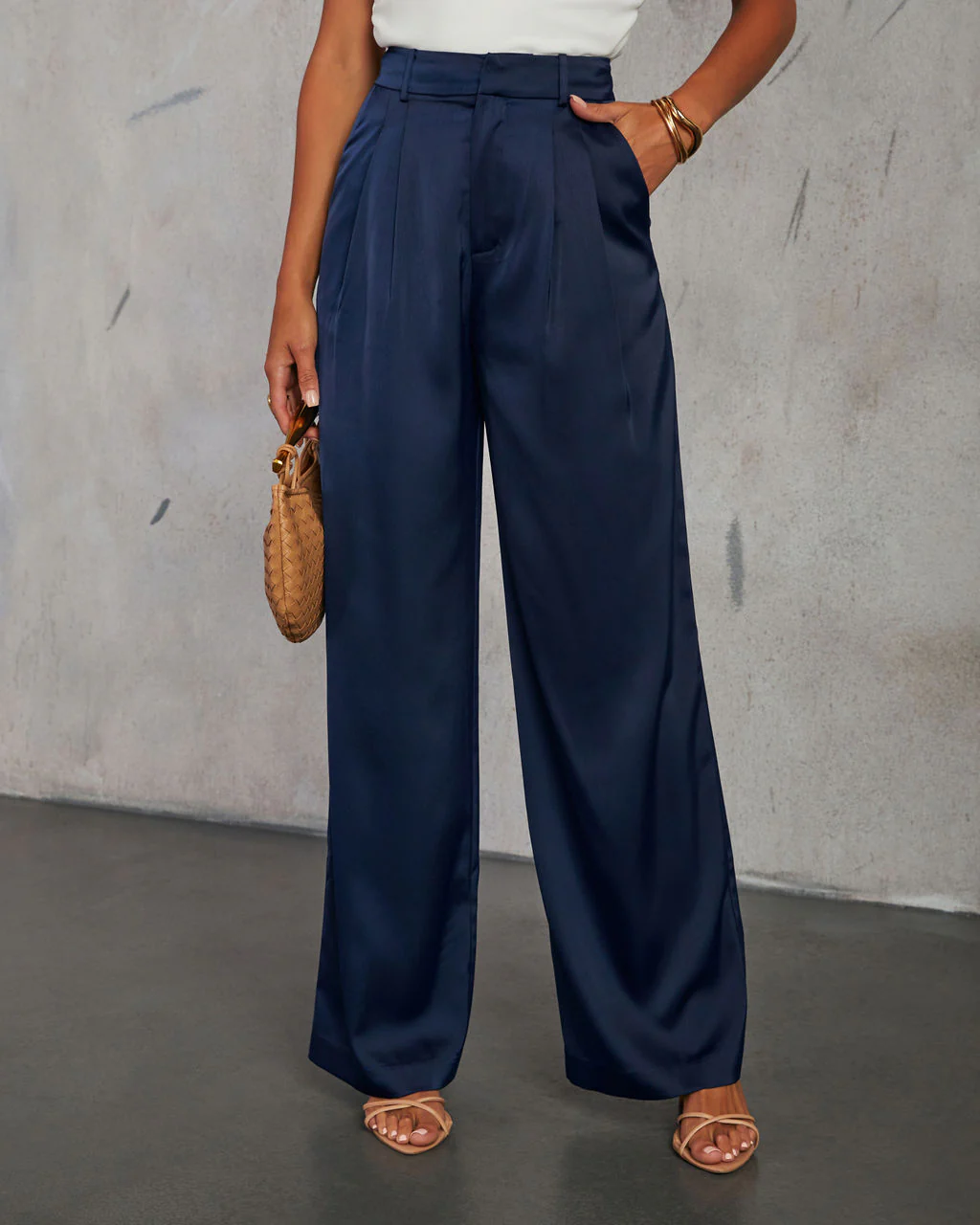 Shannell Satin Trouser Pants - Image 14